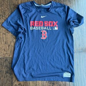 Nike Red Sox Baseball Navy T-Shirt